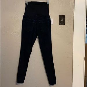 New; Maternity  blue jeans mild stretch